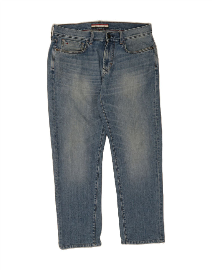 TOMMY HILFIGER Mens Straight Jeans W32 L28 Blue Cotton Vintage Tommy Hilfiger and Second-Hand Tommy Hilfiger from Messina Hembry 
