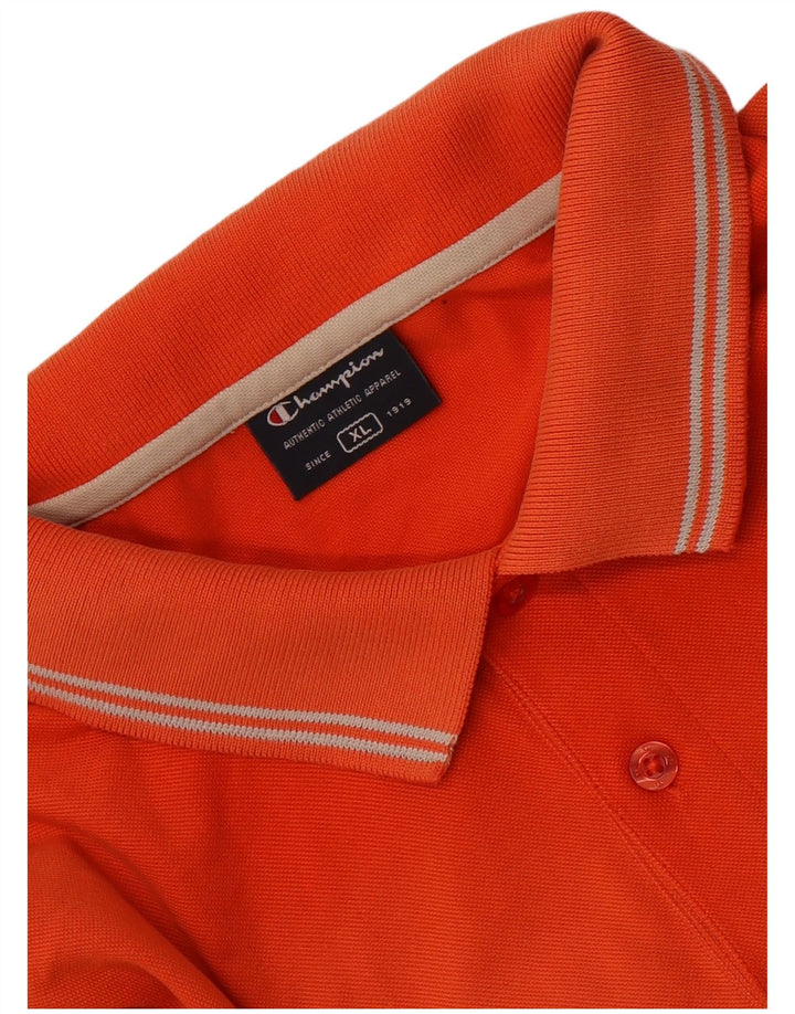 Champion Herren Poloshirt XL Orange