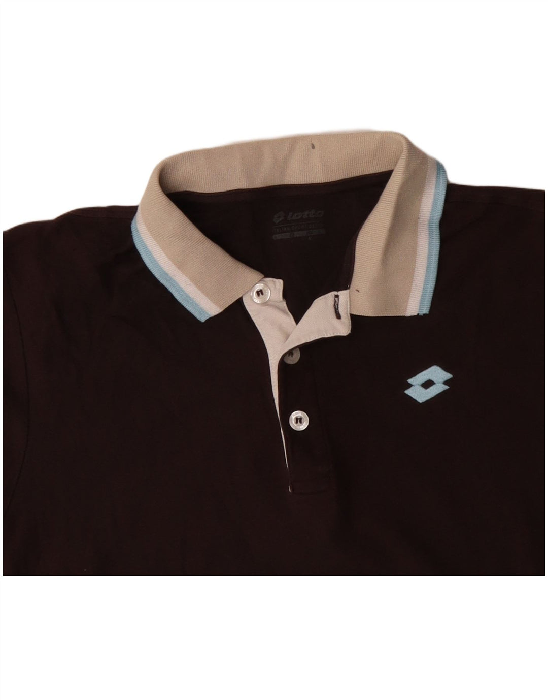 LOTTO Herren-Poloshirt, groß, braune Baumwolle