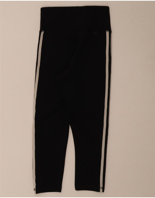 Adidas Damen Climalite Capri Leggings UK 4/6 XS Schwarz Polyester