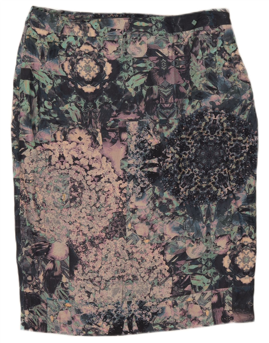 Marks & Spencer Damen Bleistiftrock UK 12 Medium W30 Mehrfarbig