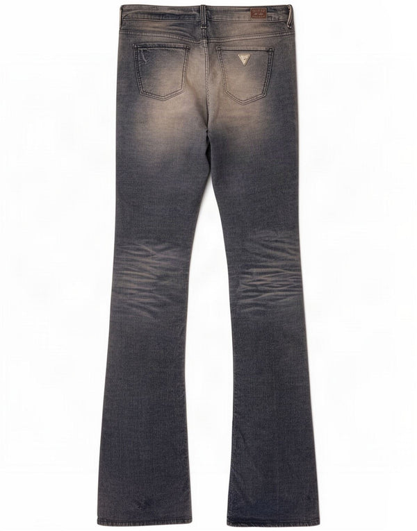 Guess Damen Bootcut Jeans W30 L35 Blau