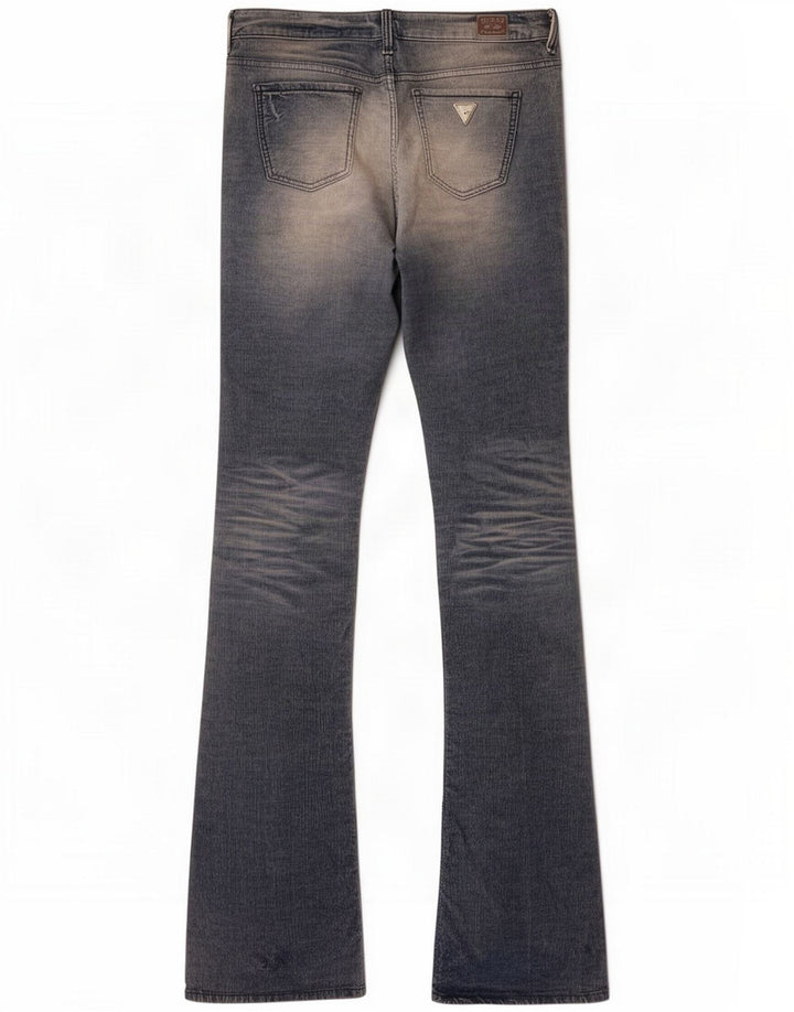 Guess Damen Bootcut Jeans W30 L35 Blau