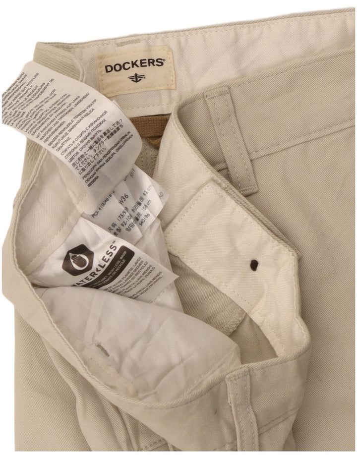 Dockers Herren Cargoshorts W36 Large Beige Baumwolle