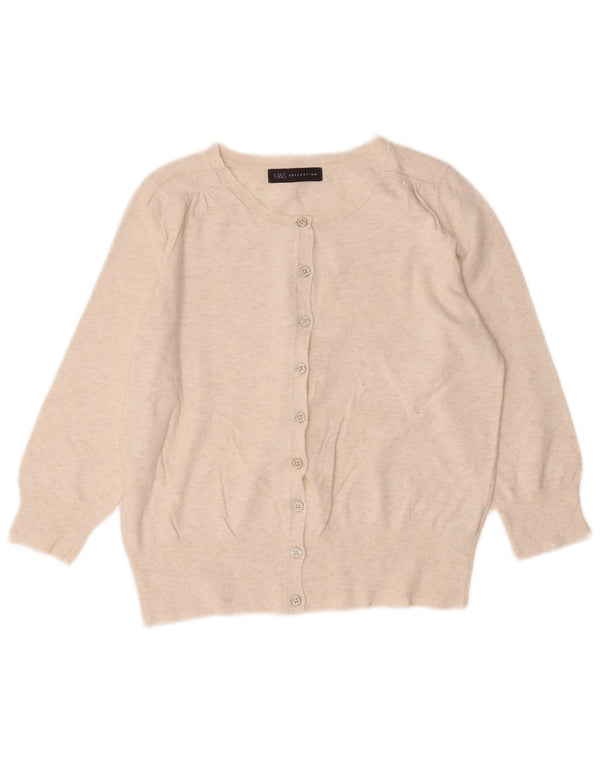 Marks & Spencer Damen-Cardigan-Pullover UK 10 Klein Beige meliert