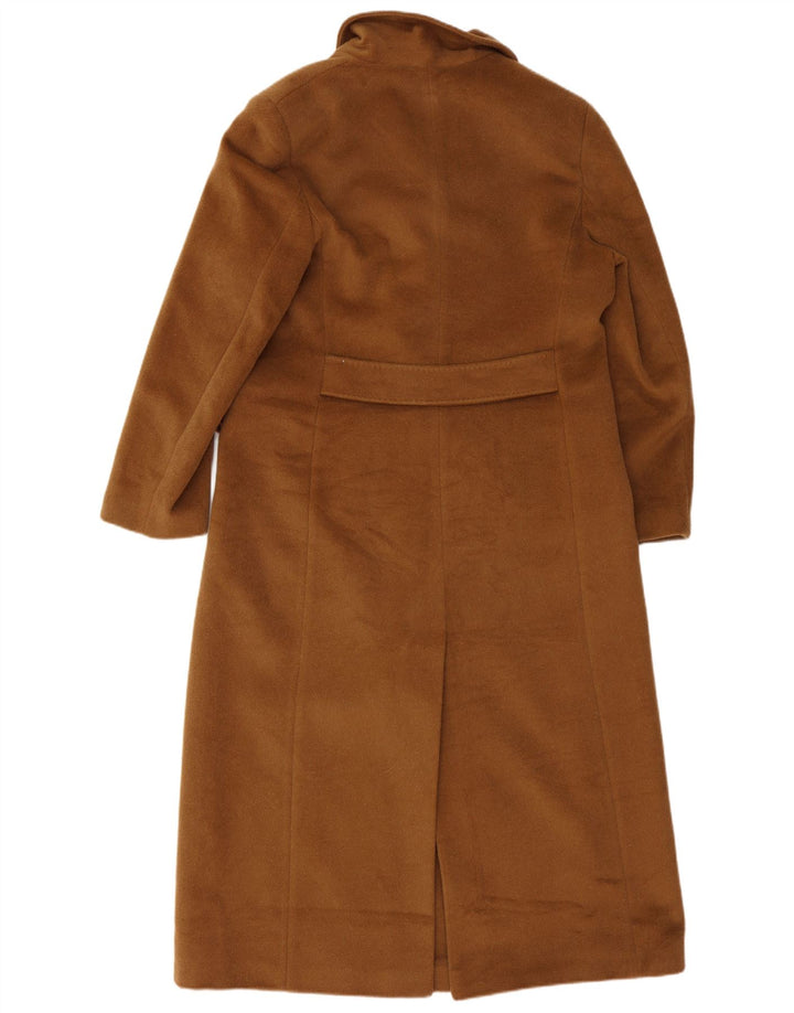 Diana Gallesi Damenmantel UK 12 Mittelbraunes Mohair