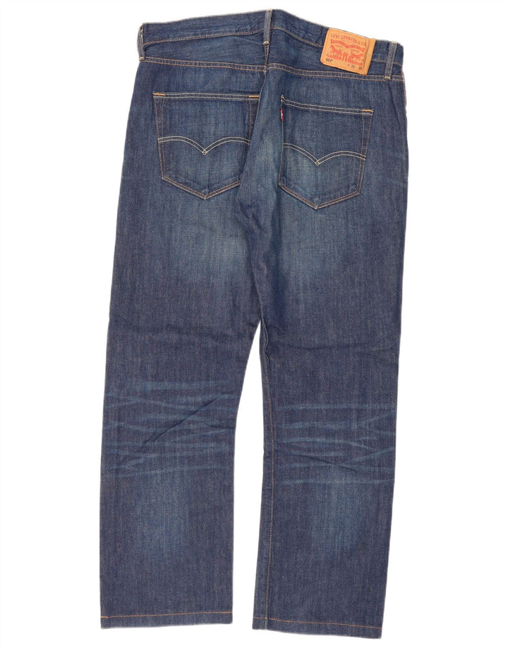 Levi's Herren 501 Straight Jeans W36 L30 Blaue Baumwolle