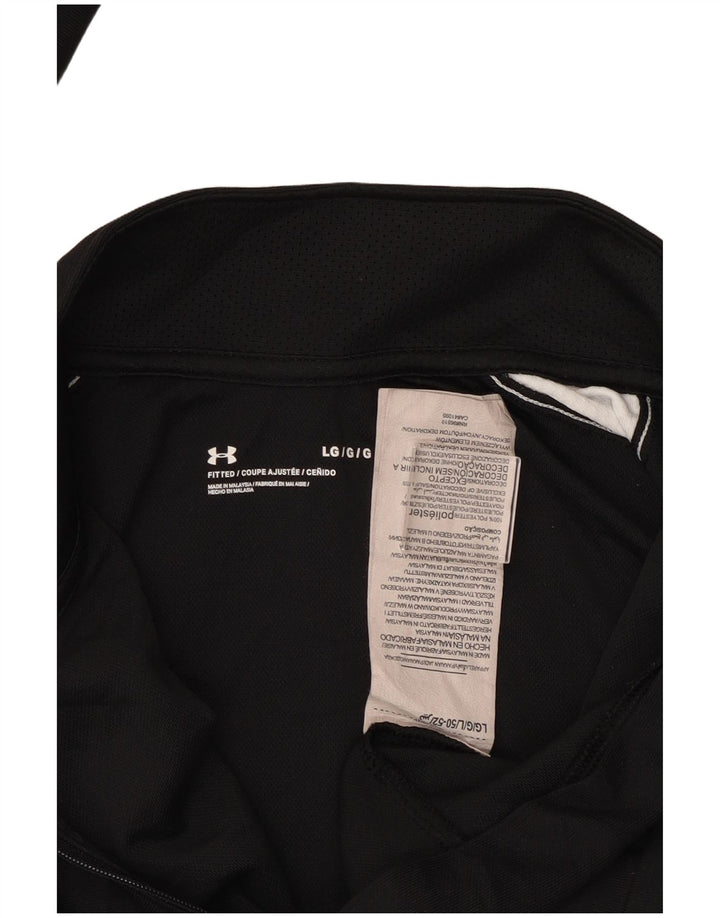 Under Armour Herren-Trainingsanzug-Oberteil, Jacke, Größe L, Schwarz, Farbblock