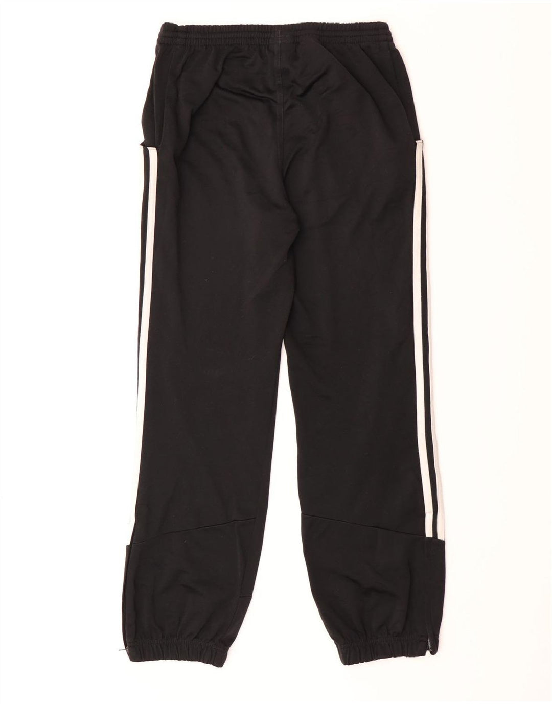 Adidas Jungen-Trainingshose, Jogginghose, 11–12 Jahre, schwarzes Polyester