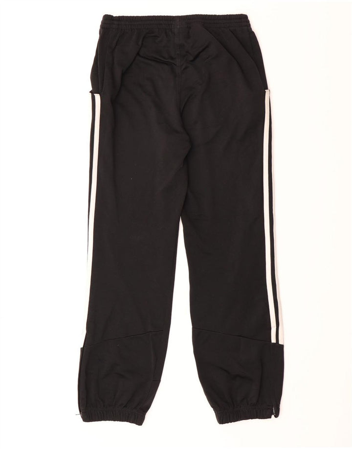 Adidas Jungen-Trainingshose, Jogginghose, 11–12 Jahre, schwarzes Polyester