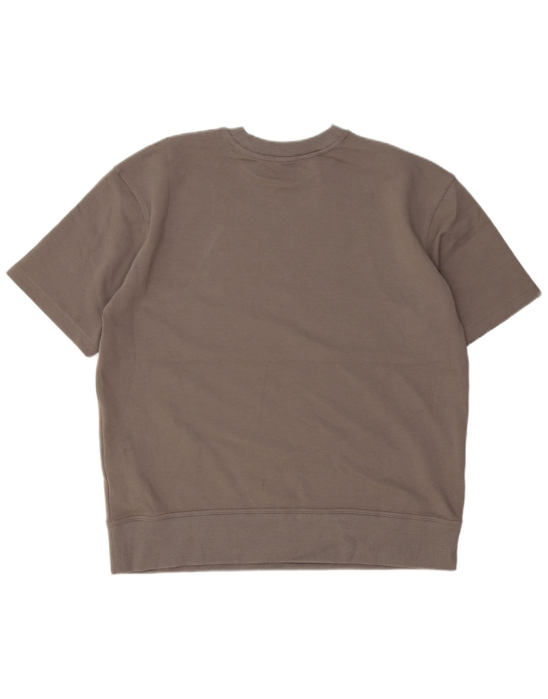 Kurzärmliger, übergroßer Sweatshirt-Pullover von Zara für Damen, UK 14, Mittelgrau