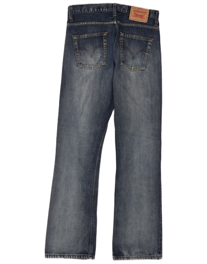 Levi's Herren 507 Bootcut Jeans W31 L34 Blaue Baumwolle