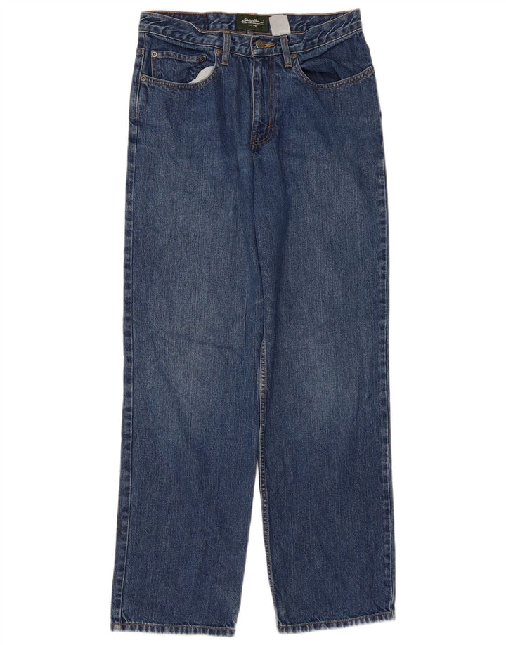 Eddie Bauer Damen Straight Jeans W30 L31 Blau