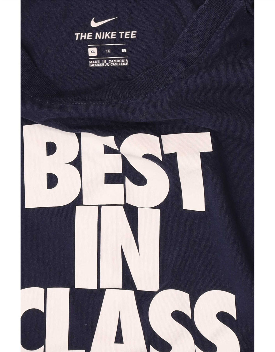 Nike Herren Grafik T-Shirt Top XL Marineblau