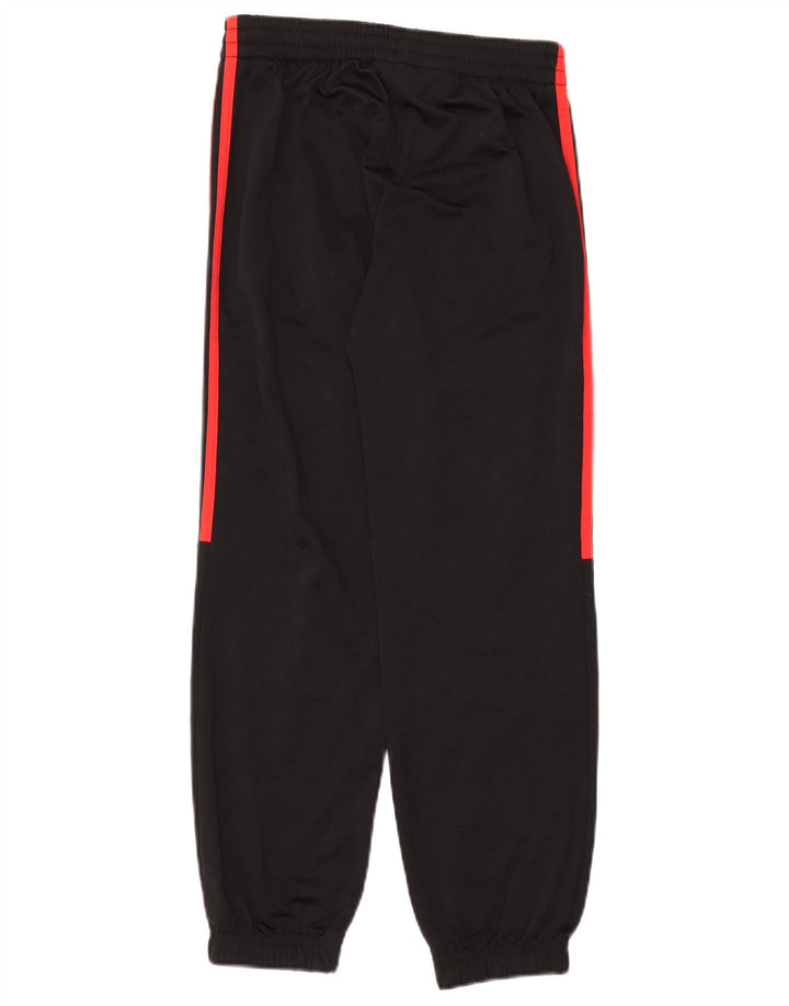ADIDAS Boys Tracksuit Trousers Joggers 11-12 Years  Black Polyester