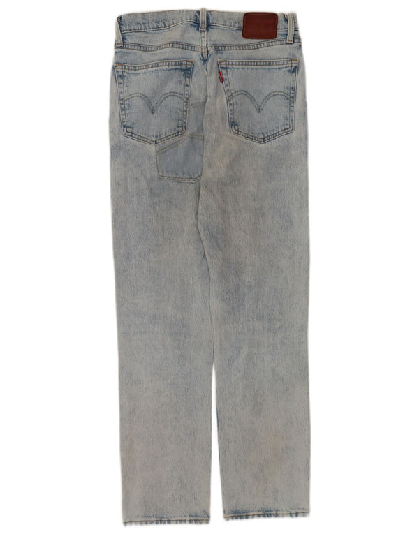 Levi's Damen 501 Straight Jeans W26 L28 Blaue Baumwolle