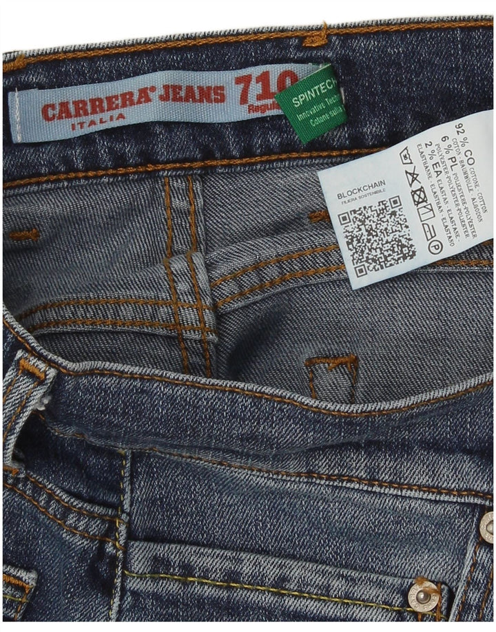 Carrera Herren 710 Regular Fit Slim Jeans W32 L33 Blaue Baumwolle