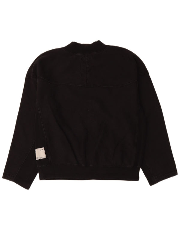 Champion Damen Sweatshirt Pullover UK 18 XL Schwarz Baumwolle