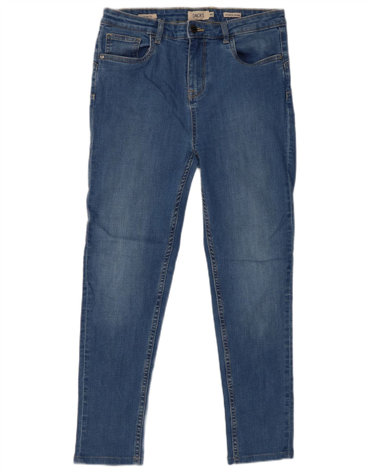 Dack's Herren-Jeans, verkürzt, schmal, EU 46, Größe S, W30, L26, Blau, Baumwolle