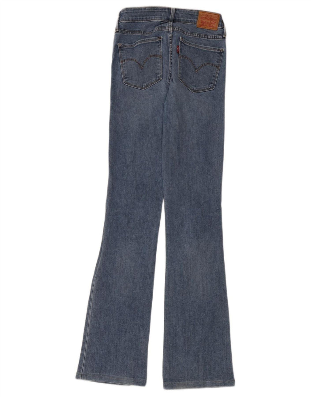 Levi's Damen 715 Bootcut Jeans W26 L32 Blaue Baumwolle