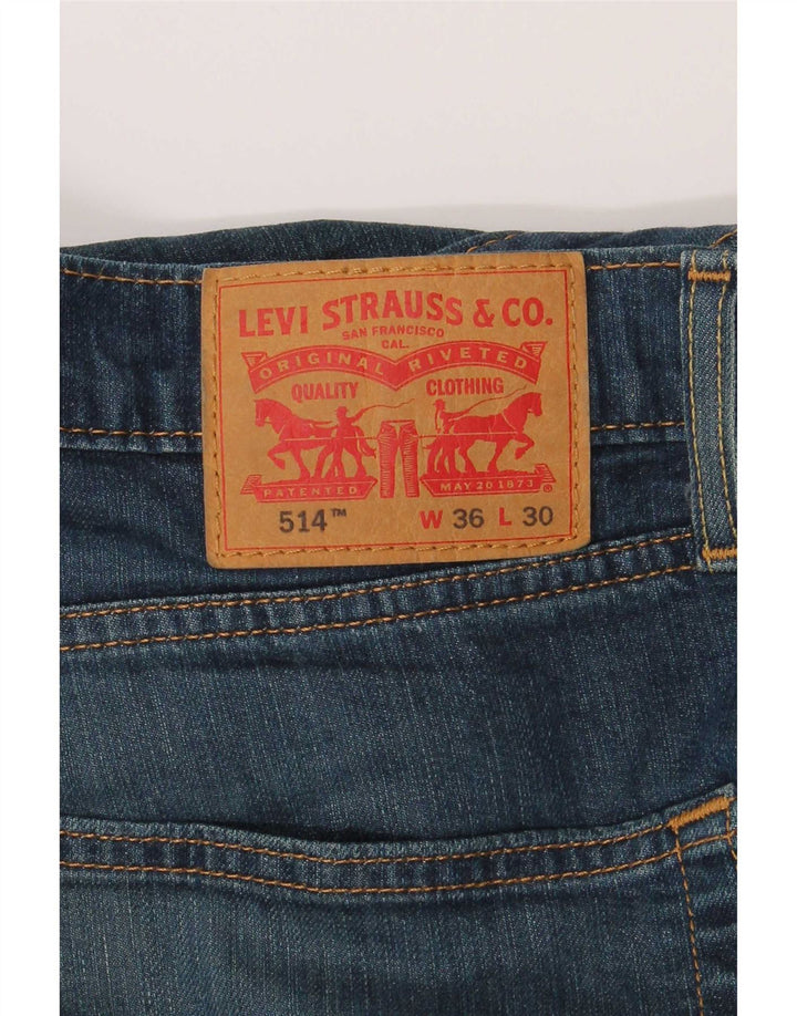 Levi's Herren 514 Straight Jeans W36 L30 Blau