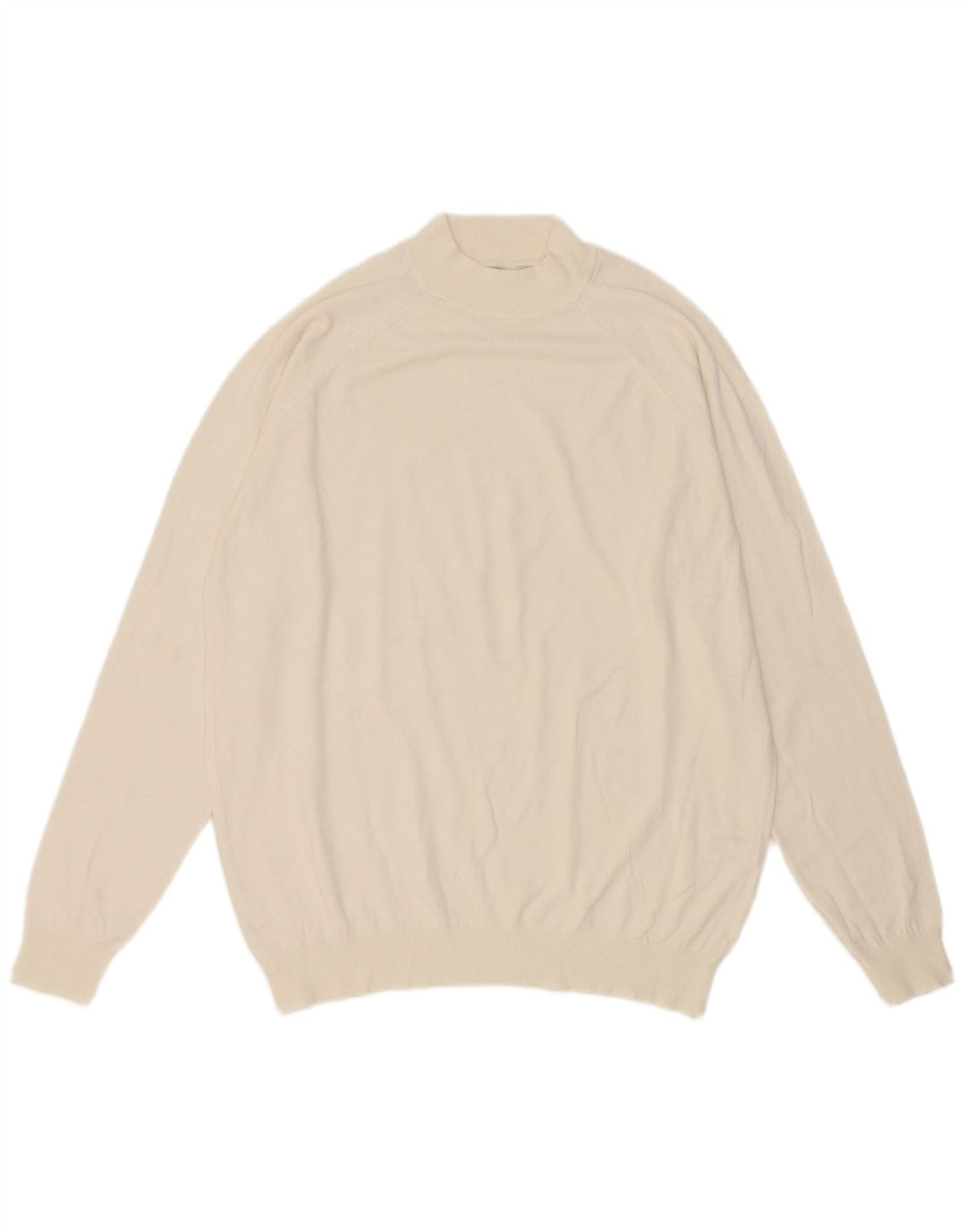 Rollkragenpullover für Herren von Zara, mittelweiße Viskose