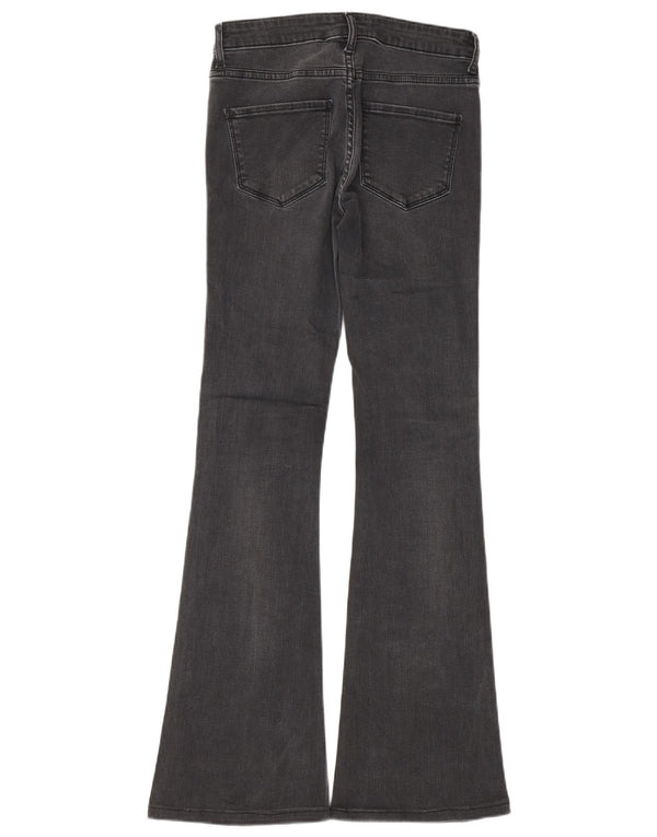 Zara Damen Schlagjeans EU 34 2XS W24 L30 Grau