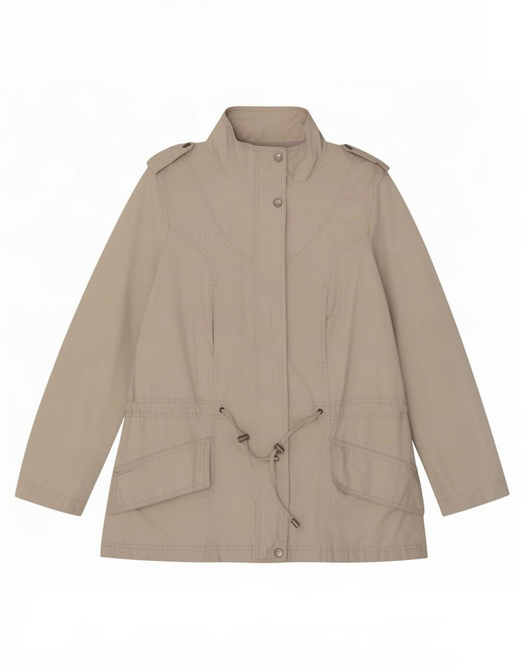 Zara Damen Militärjacke UK 12 Medium Beige