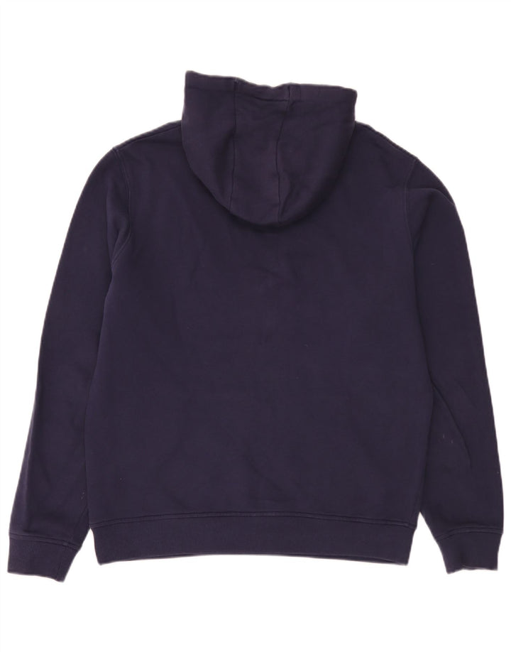Lyle & Scott Herren-Kapuzenpullover aus mittelblauer, marineblauer Baumwolle