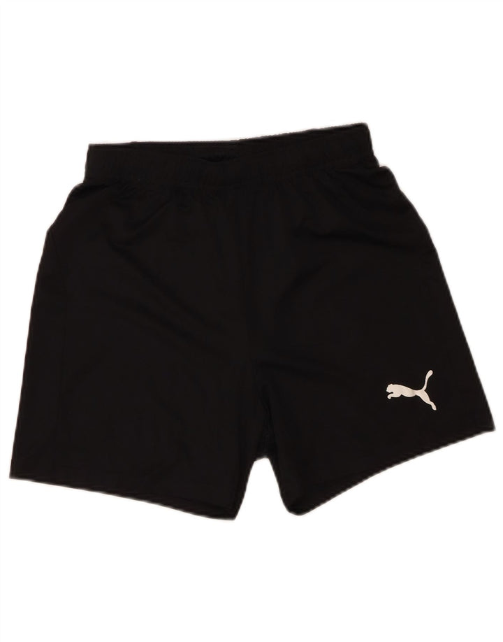 Puma Jungen Sportshorts 13–14 Jahre, schwarzes Polyester