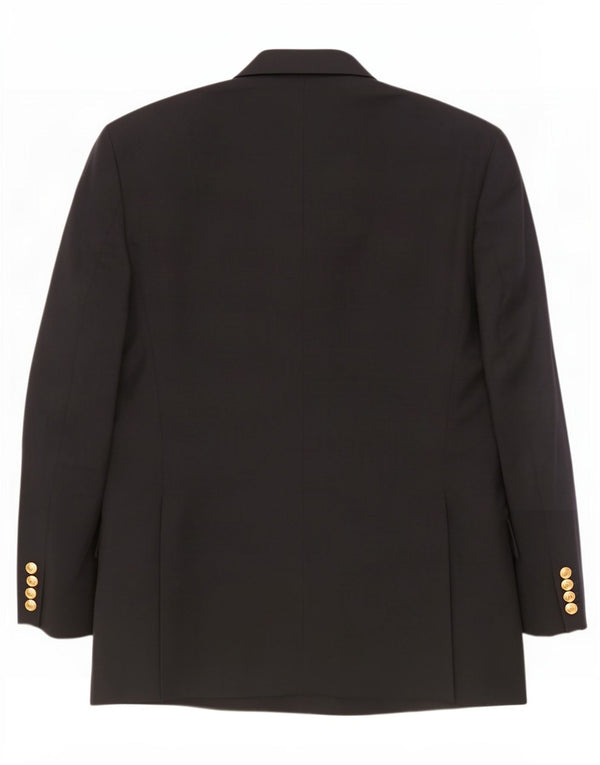 Valentino Mens Double Breasted Blazer Jacket UK 38 Medium Navy Blue