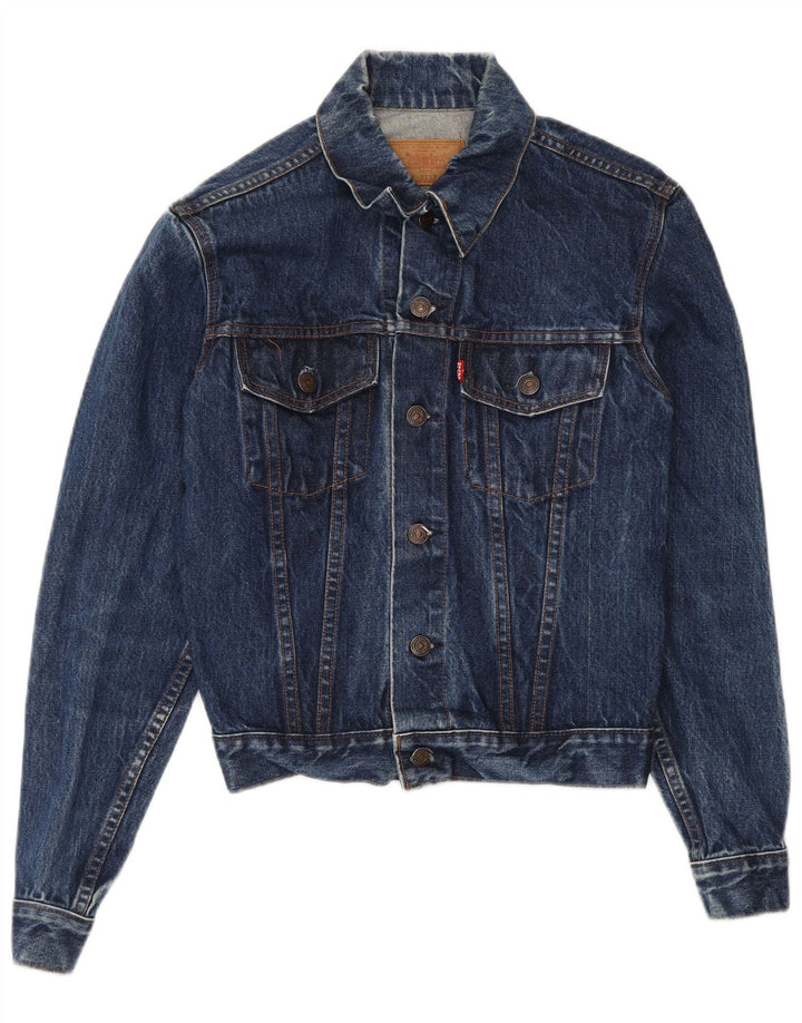 LEVI'S Damen Jeansjacke EU 36 Small Blau