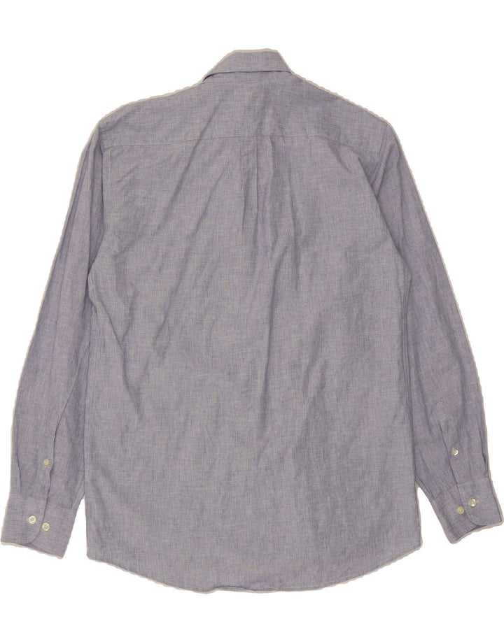 PIERRE CARDIN Mens Shirt Medium Blue Cotton Vintage Pierre Cardin and Second-Hand Pierre Cardin from Messina Hembry 
