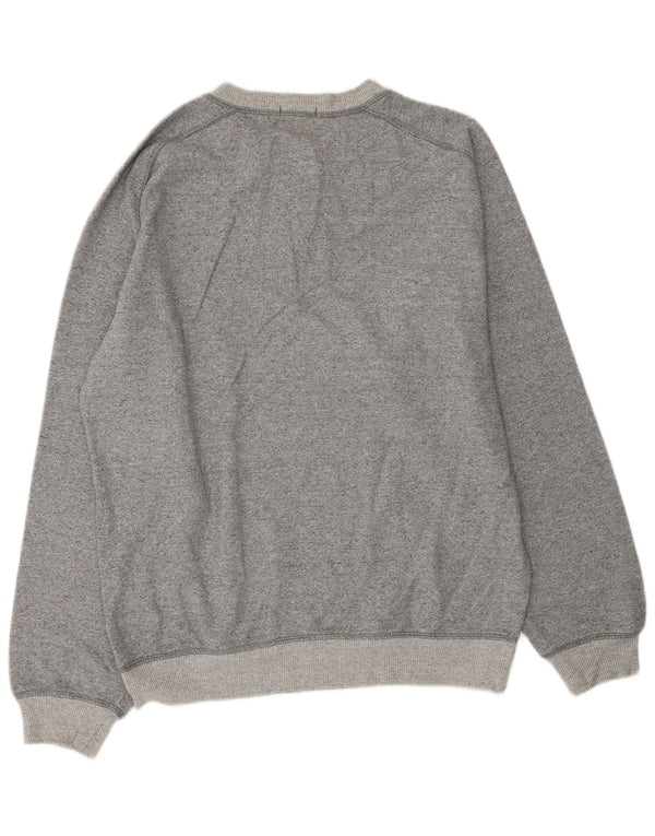 CARRERA Mens Graphic Sweatshirt Jumper Large Grey Cotton