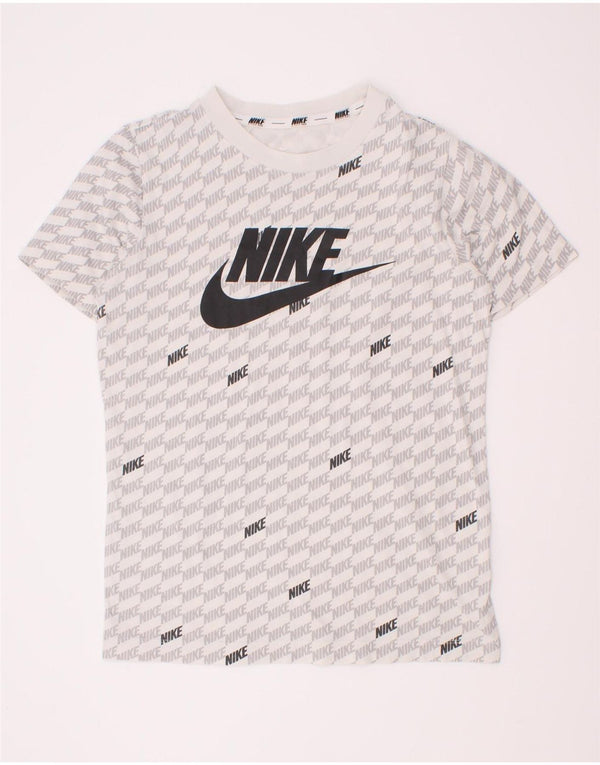 Nike Jungen T-Shirt mit Grafik, 10–11 Jahre, mittelweiß