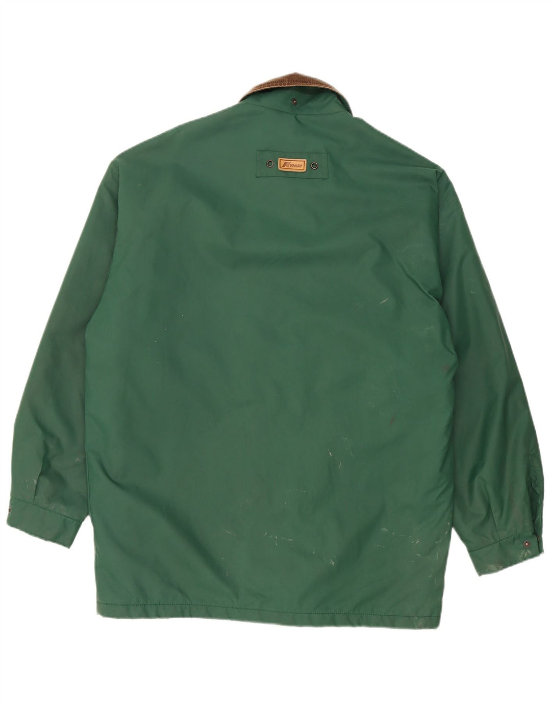 K-Way Herren Loose Fit Regenjacke UK 36 Small Grün Polyamid