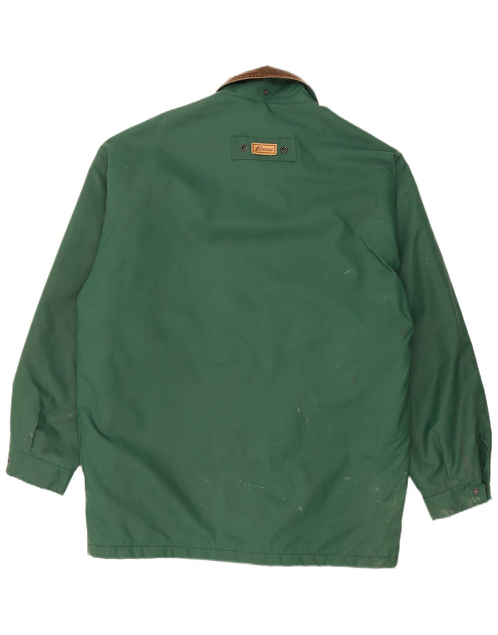 K-Way Herren Loose Fit Regenjacke UK 36 Small Grün Polyamid