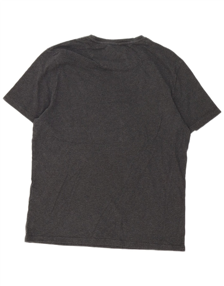 Lyle & Scott Herren T-Shirt Top XL Grau Baumwolle