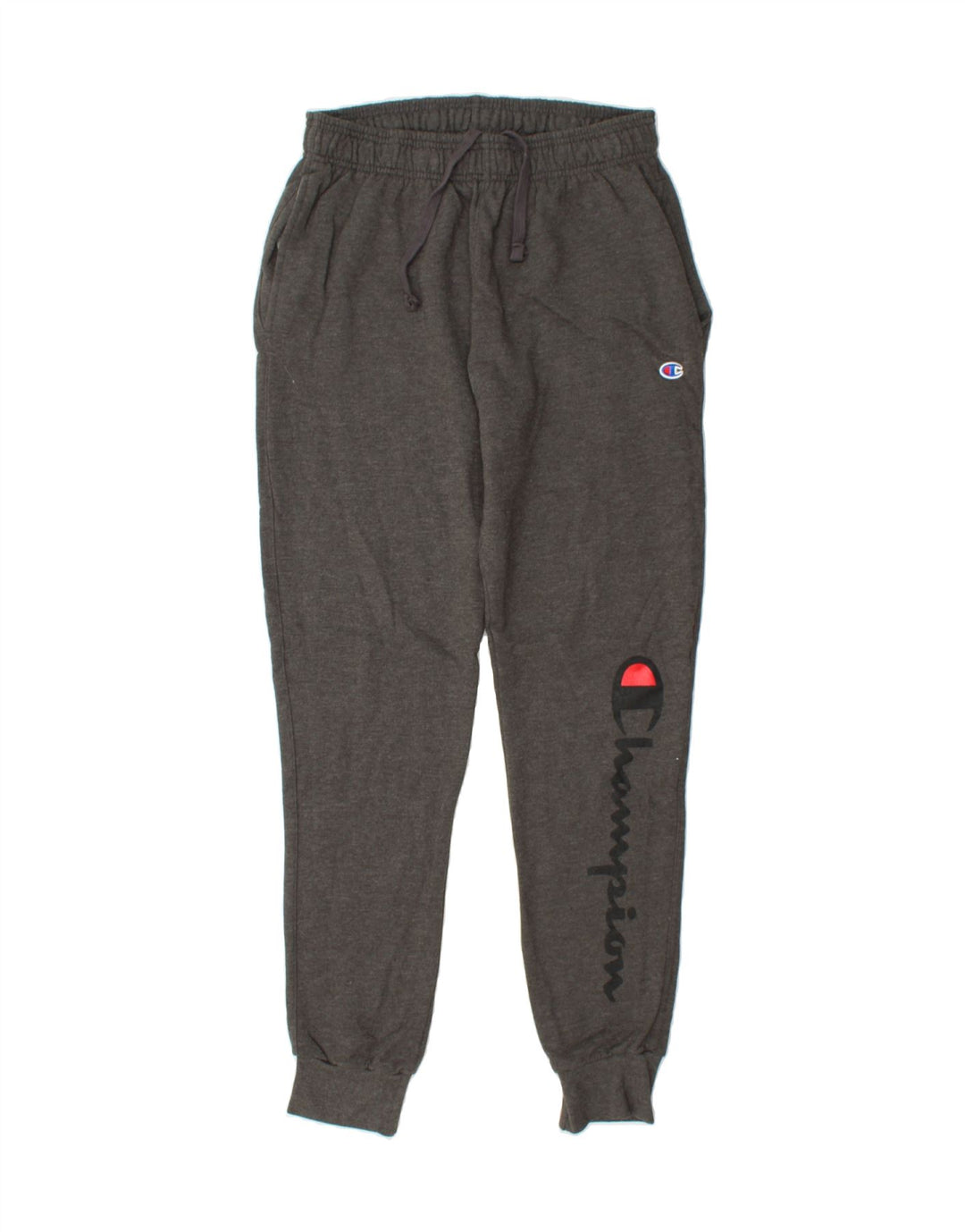 CHAMPION Mens Graphic Tracksuit Trousers Joggers Medium Grey Cotton Vintage Champion and Second-Hand Champion from Messina Hembry 