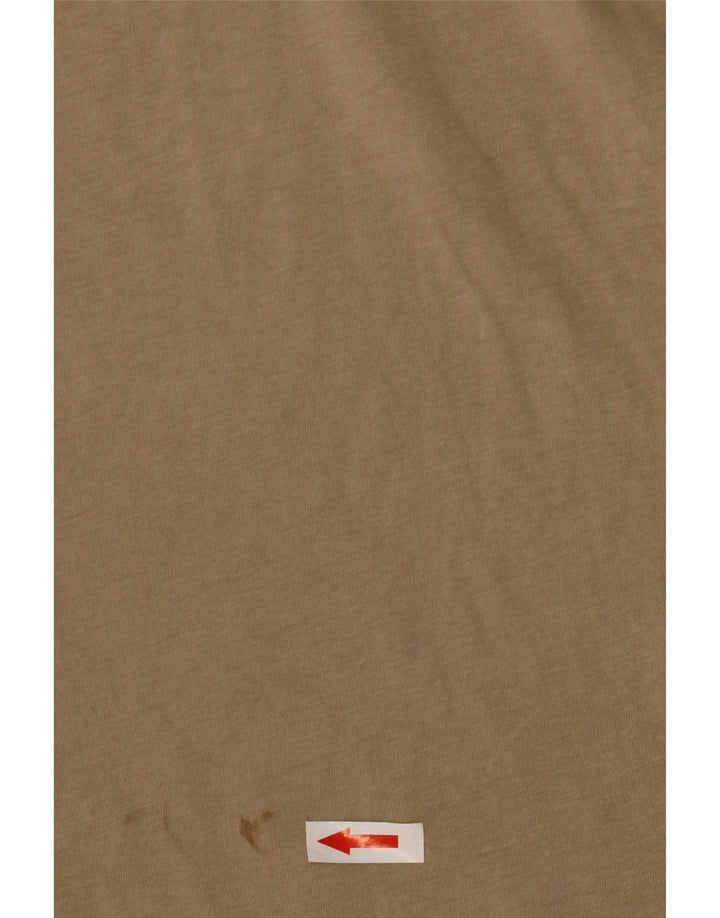 Under Armour Herren Heat Gear T-Shirt Top Medium Khaki