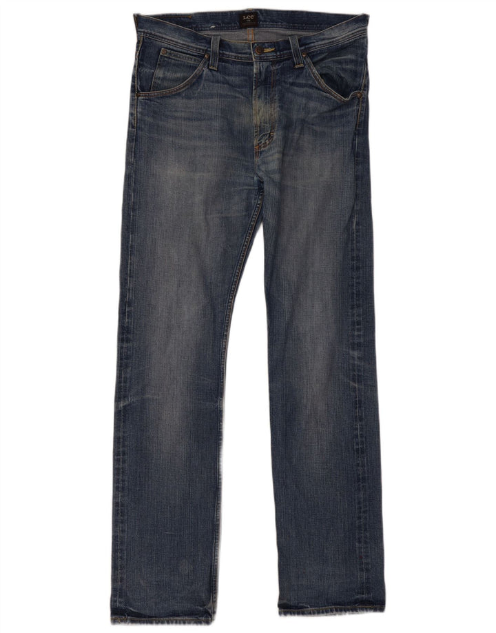 Lee Herren 101 Z Slim Jeans W34 L34 Blaue Baumwolle