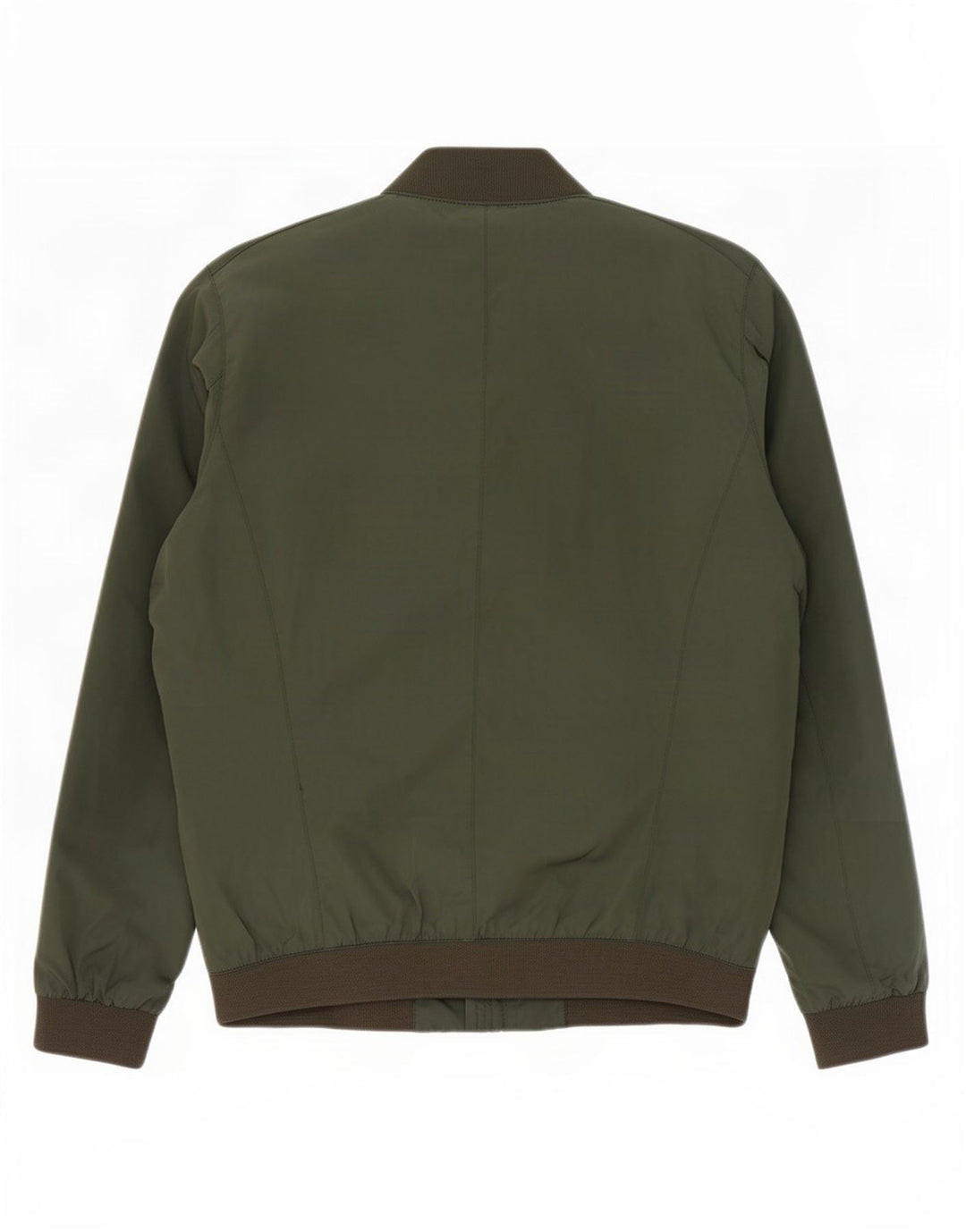 Zara Herren Bomberjacke UK 40 Large Grün Polyester