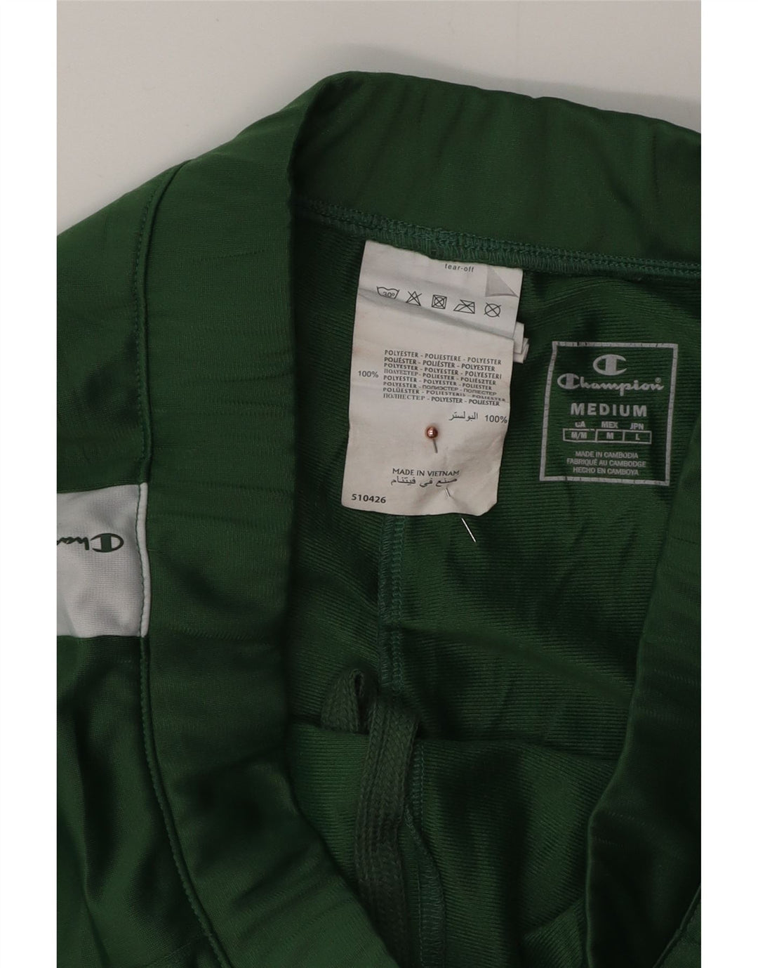 CHAMPION Grafik-Trainingshose für Damen, UK 14, Mittelgrün, Farbblock