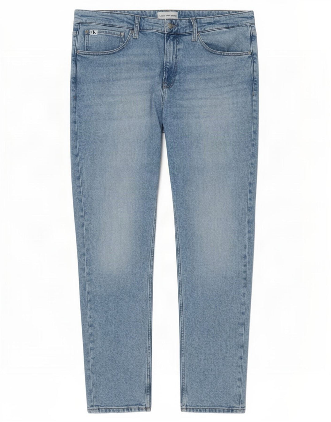 Calvin Klein Herren Slim Jeans W38 L32 Blaue Baumwolle