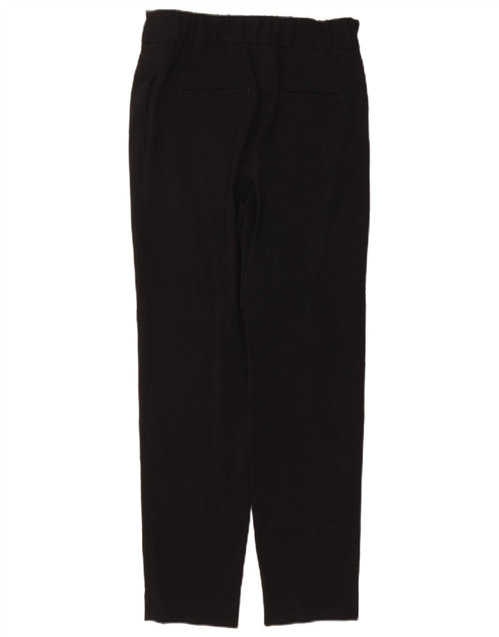 MASSIMO DUTTI Damen Freizeithose mit hoher Taille, EU 36, XS, B26, L27, Schwarz