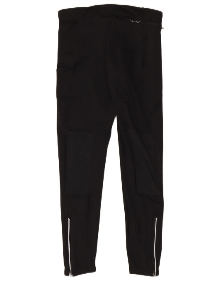 Nike Damen Leggings UK 10 Small Schwarz Polyester
