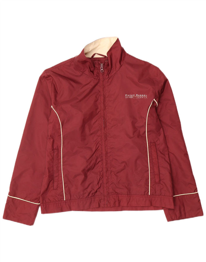 Philip Russel Damen-Trainingsanzug-Top-Jacke, UK 14, mittleres Kastanienbraun