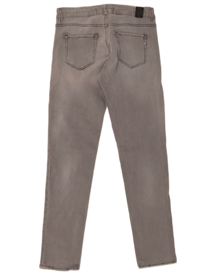 REPLAY Slim-Jeans für Damen, W28, L30, graue Baumwolle