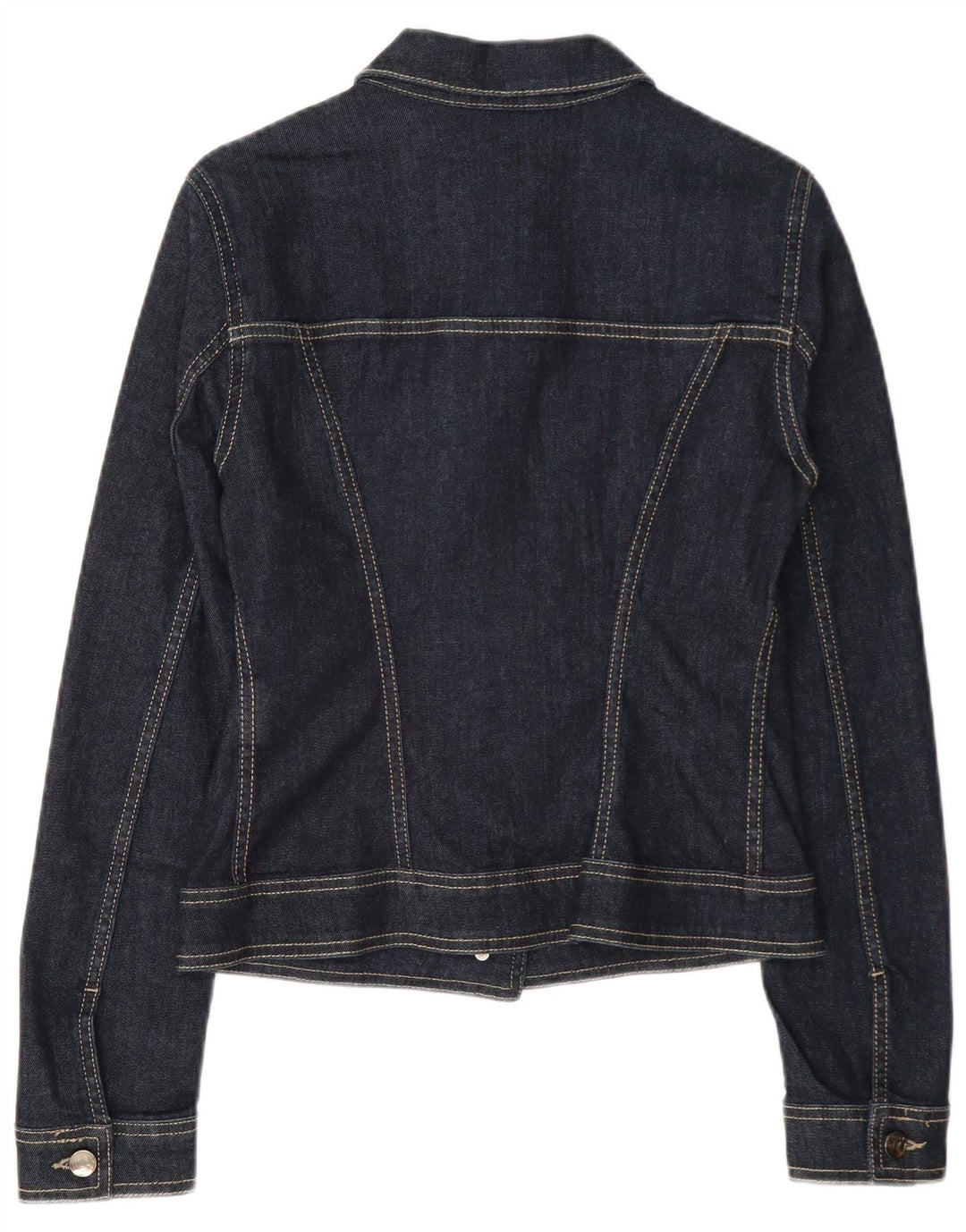 Liu Jo Damen Jeansjacke UK 12 Medium Marineblau Baumwolle