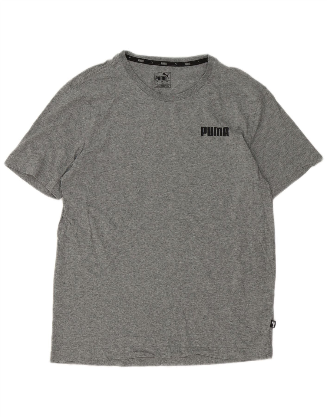 Puma Herren T-Shirt Top mittelgraue Baumwolle